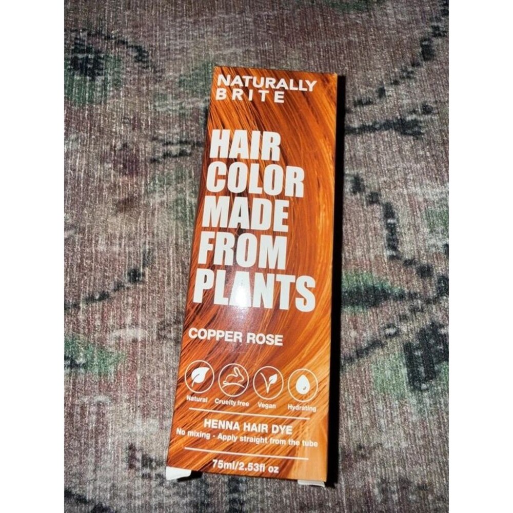 Hair color from plants new in box
